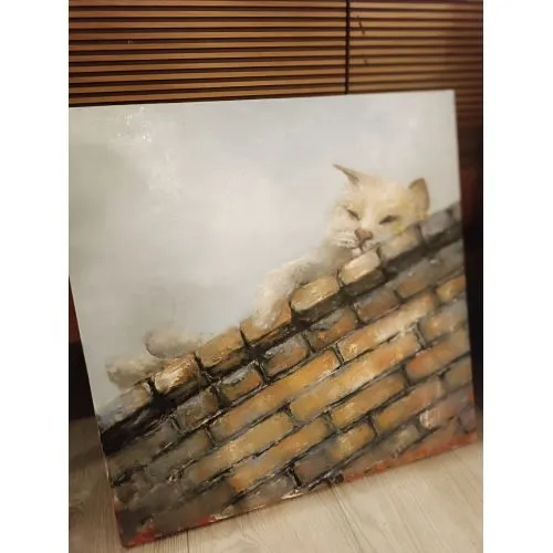 Roof, Olga Ruden  Oil Paint Paintings
