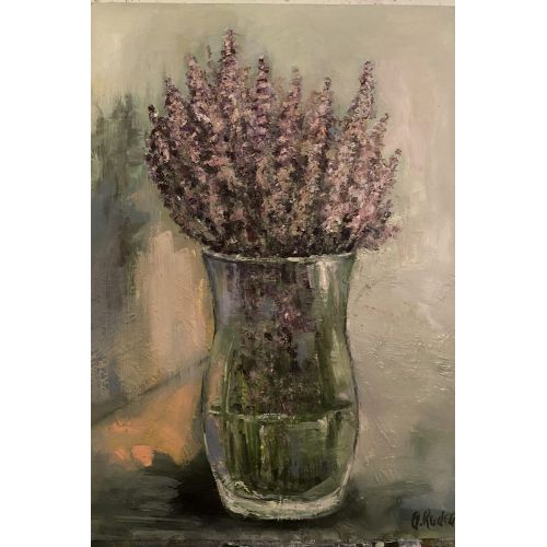 Lavanta, Olga Ruden Yağlıboya Tablo Lavanta, Olga Ruden Lavanta, yağlı boya tablosu, Sade krem ve mor renklerinde yapılan bir tablo. Yağlıboya Tablo Orijinal