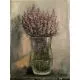 Lavender, Olga Ruden Oil Paint Lavender, Olga Ruden Lavender, oil painting, A painting done in plain cream and purple colors. Oil Paint Paintings