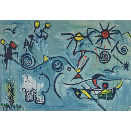 No 2, Can Karageyik 70x100 acrylic on canvas Akrilik Orijinal Tablo