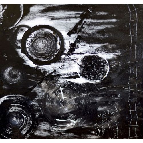 Time, Abdulkadir Kaplan Ahşap üzerine 40cm x 40cm yağlıboya Yağlıboya Tablo Orijinal Tablo