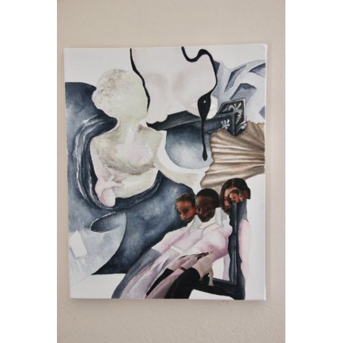 Isimsiz Ak10, Aysenur Kovan  Mixed Paintings