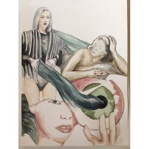 Untitle, Aysenur Kovan  Watercolor Paintings