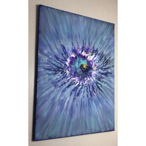 Dance Of Canvas Colors, Ahmet Celebi acrylic painting on canvas.   Acrylic Paintings