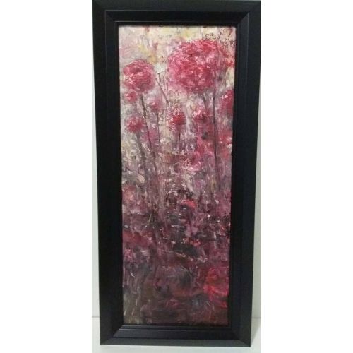Dikensiz Güller, Ömer Tosun Dikensiz Güller isimli tablo,tuval üzerine yağlı boya olarak çalışılmış ve 15x40 cm