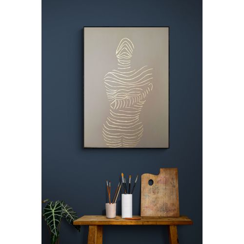 Dream, Ecem Amac It is an acrylic work on canvas. Gold leaf is used. It is unframed. Acrylic Paintings