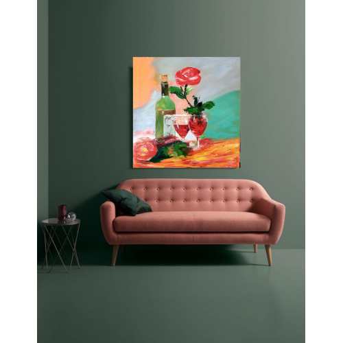 Joy, Angela Botnari Original Oil Painting on Canvas Oil Paint Paintings