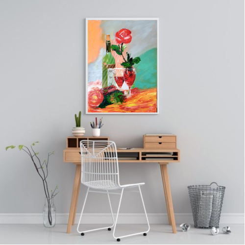 Joy, Angela Botnari Original Oil Painting on Canvas Oil Paint Paintings
