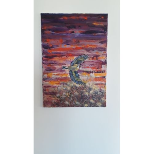 Diken Ve Saka 3, Alpaslan Altinoglu  Oil Paint Paintings