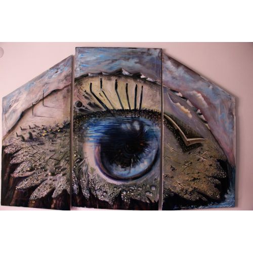 Dunya Dongusu, Senol Karaoglan  Oil Paint Paintings