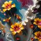 Colorful Flowers 90, Ali Caka IT IS A DIGITAL IMAGE. SALE IS DIGITAL DOWNLOAD. Necessary parts have been rearranged in Photoshop.