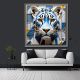 Kristal 3d Geometrik Stil Leopar 24, Ali Çaka DİJİTAL BİR RESİMDİR. SATIŞ DİJİTAL İNDİRME. Photoshopta gerekli yerler