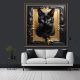 Geometric 3d Black Cat 38, Ali Caka IT IS A DIGITAL IMAGE. SALE IS DIGITAL DOWNLOAD. Necessary parts have been rearranged in