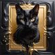 Geometric 3d Black Cat 38, Ali Caka IT IS A DIGITAL IMAGE. SALE IS DIGITAL DOWNLOAD. Necessary parts have been rearranged in