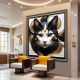 Geometric 3d Cat 37, Ali Caka IT IS A DIGITAL IMAGE. SALE IS DIGITAL DOWNLOAD. Necessary parts have been rearranged in Photoshop.