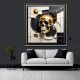 Geometric 3d Golden Skull 54, Ali Caka IT IS A DIGITAL IMAGE. SALE IS DIGITAL DOWNLOAD. Necessary parts have been rearranged in