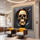Geometric 3d Golden Skull 60, Ali Caka IT IS A DIGITAL IMAGE. SALE IS DIGITAL DOWNLOAD. Necessary parts have been rearranged in