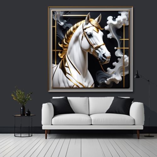 Geometric 3d Horse 31, Ali Caka IT IS A DIGITAL IMAGE. SALE IS DIGITAL DOWNLOAD. Necessary parts have been rearranged in
