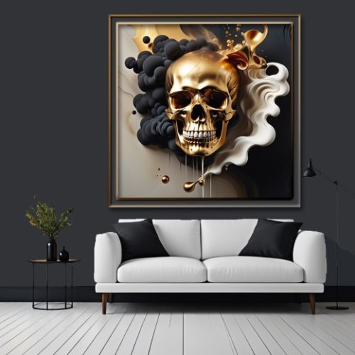 Geometric 3d Skull 42, Ali Caka IT IS A DIGITAL IMAGE. SALE IS DIGITAL DOWNLOAD. Necessary parts have been rearranged in