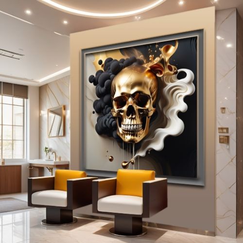 Geometric 3d Skull 42, Ali Caka IT IS A DIGITAL IMAGE. SALE IS DIGITAL DOWNLOAD. Necessary parts have been rearranged in