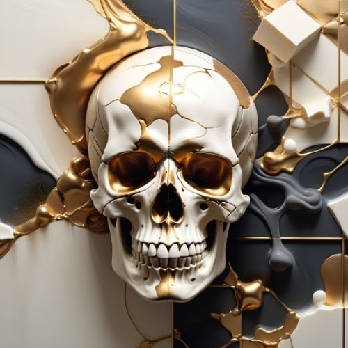 Geometrik 3d Kafatası 65, Ali Çaka Geometrik 3d Kafatası 65, Ali Çaka