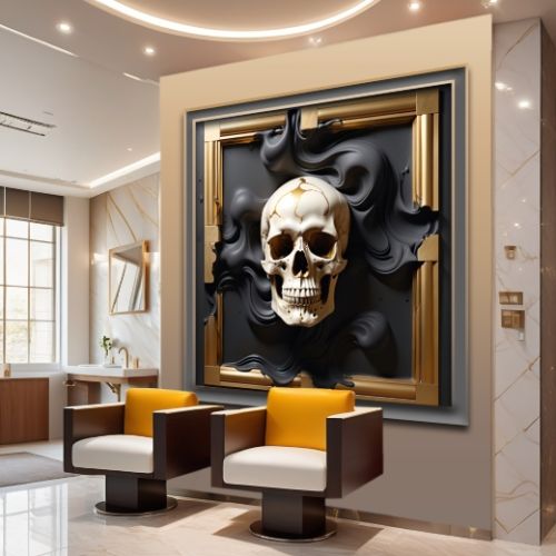 Geometric 3d Skull 69, Ali Caka IT IS A DIGITAL IMAGE. SALE IS DIGITAL DOWNLOAD. Necessary parts have been rearranged in