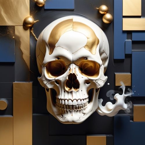 Geometrik 3d Kafatası 74, Ali Çaka Geometrik 3d Kafatası 74, Ali Çaka
