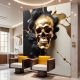 Geometric 3d Skull 75, Ali Caka IT IS A DIGITAL IMAGE. SALE IS DIGITAL DOWNLOAD. Necessary parts have been rearranged in