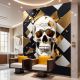 Geometric 3d Skull 76, Ali Caka IT IS A DIGITAL IMAGE. SALE IS DIGITAL DOWNLOAD. Necessary parts have been rearranged in