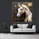 Geometric 3d Two White Horse 49, Ali Caka IT IS A DIGITAL IMAGE. SALE IS DIGITAL DOWNLOAD. Necessary parts have been rearranged