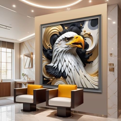 Geometric 3d White Headed Eagle 39, Ali Caka IT IS A DIGITAL IMAGE. SALE IS DIGITAL DOWNLOAD. Necessary parts have been