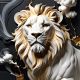 Geometric 3d White Lion 40, Ali Caka IT IS A DIGITAL IMAGE. SALE IS DIGITAL DOWNLOAD. Necessary parts have been rearranged in