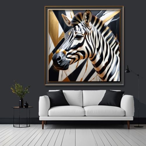 Geometric Style Zebra 25, Ali Caka IT IS A DIGITAL IMAGE. SALE IS DIGITAL DOWNLOAD. Necessary parts have been rearranged in