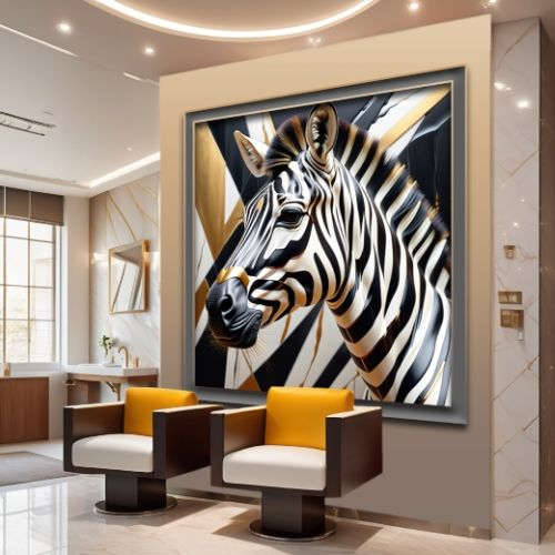 Geometric Style Zebra 25, Ali Caka IT IS A DIGITAL IMAGE. SALE IS DIGITAL DOWNLOAD. Necessary parts have been rearranged in