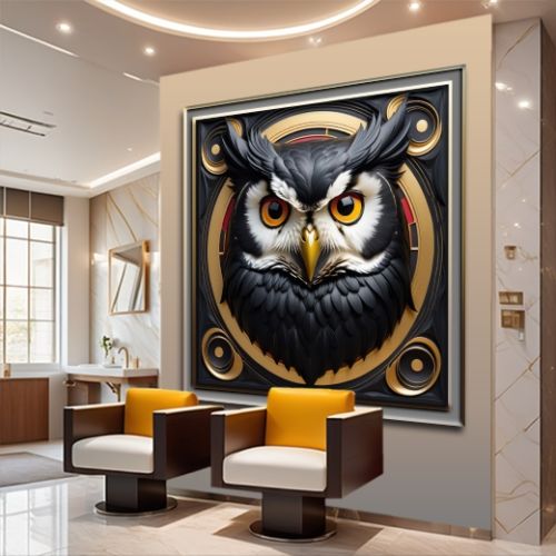 Baykuş 3d 53, Ali Çaka DİJİTAL BİR RESİMDİR. SATIŞ DİJİTAL İNDİRME. Photoshopta gerekli yerler yeniden