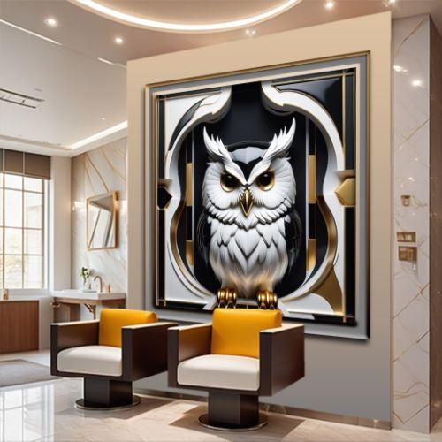 Baykuş 3d 61, Ali Çaka DİJİTAL BİR RESİMDİR. SATIŞ DİJİTAL İNDİRME. Photoshopta gerekli yerler yeniden