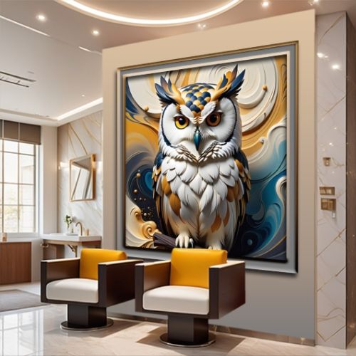Baykuş 3d 81, Ali Çaka DİJİTAL BİR RESİMDİR. SATIŞ DİJİTAL İNDİRME. Photoshopta gerekli yerler yeniden