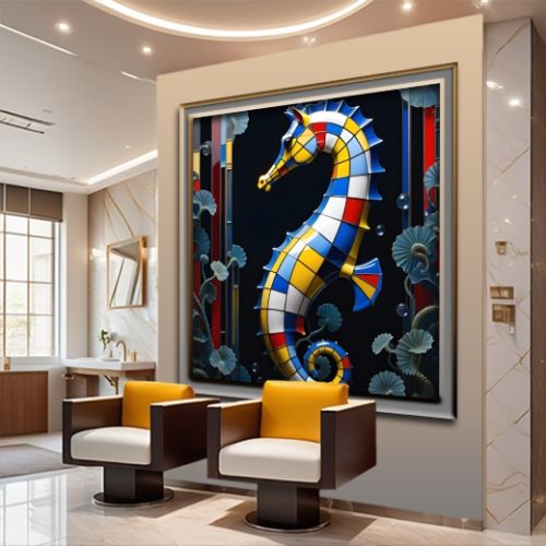 Sea Horse 3d 62, Ali Caka IT IS A DIGITAL IMAGE. SALE IS DIGITAL DOWNLOAD. Necessary parts have been rearranged in Photoshop.