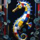 Sea Horse 3d 62, Ali Caka IT IS A DIGITAL IMAGE. SALE IS DIGITAL DOWNLOAD. Necessary parts have been rearranged in Photoshop.