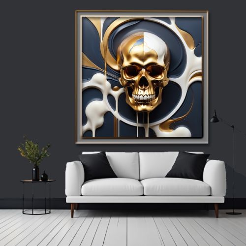 Skull 109, Ali Caka IT IS A DIGITAL IMAGE. SALE IS DIGITAL DOWNLOAD. Necessary parts have been rearranged in Photoshop. YEAR OF