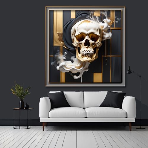 Skull 111, Ali Caka IT IS A DIGITAL IMAGE. SALE IS DIGITAL DOWNLOAD. Necessary parts have been rearranged in Photoshop. YEAR OF