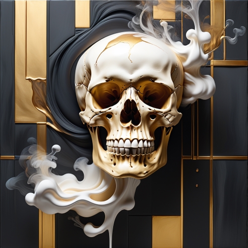 Skull 111, Ali Caka IT IS A DIGITAL IMAGE. SALE IS DIGITAL DOWNLOAD. Necessary parts have been rearranged in Photoshop. YEAR OF