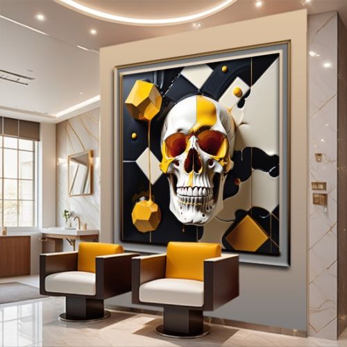 Skull 85, Ali Caka IT IS A DIGITAL IMAGE. SALE IS DIGITAL DOWNLOAD. Necessary parts have been rearranged in Photoshop. YEAR OF
