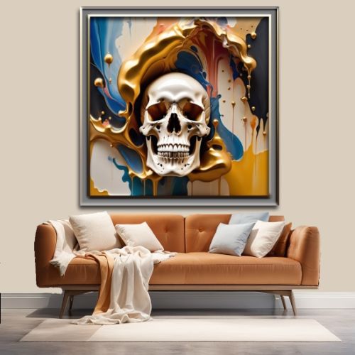 Skull 87, Ali Caka IT IS A DIGITAL IMAGE. SALE IS DIGITAL DOWNLOAD. Necessary parts have been rearranged in Photoshop. YEAR OF