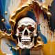 Skull 87, Ali Caka IT IS A DIGITAL IMAGE. SALE IS DIGITAL DOWNLOAD. Necessary parts have been rearranged in Photoshop. YEAR OF