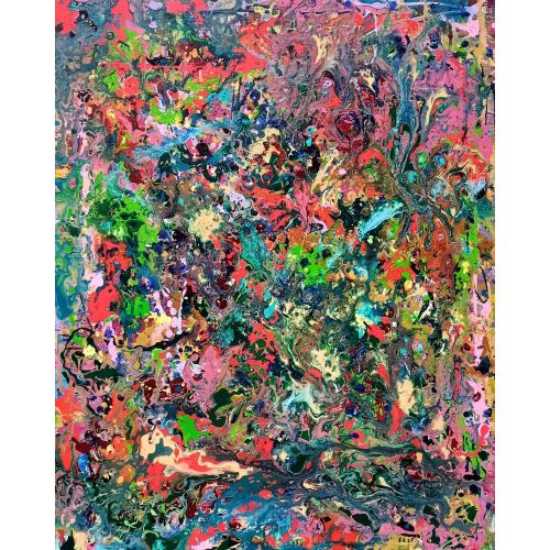 Kaygının Anatomisi, Gamze Kırşavoğlu Akrilik Kaygının Anatomisi, Gamze Kırşavoğlu Tuval üzerine akrilik / soyut 70x90 cm Gamze Kırşavoğlu Akrilik Orijinal Tablo