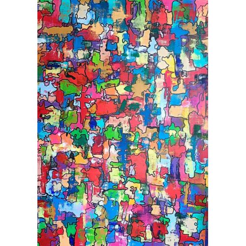 Memory Store, Gamze Kırşavoğlu Akrilik Memory Store, Gamze Kırşavoğlu Tuval üzerine akrilik 80×110 cm Gamze Kırşavoğlu Akrilik Orijinal Tablo