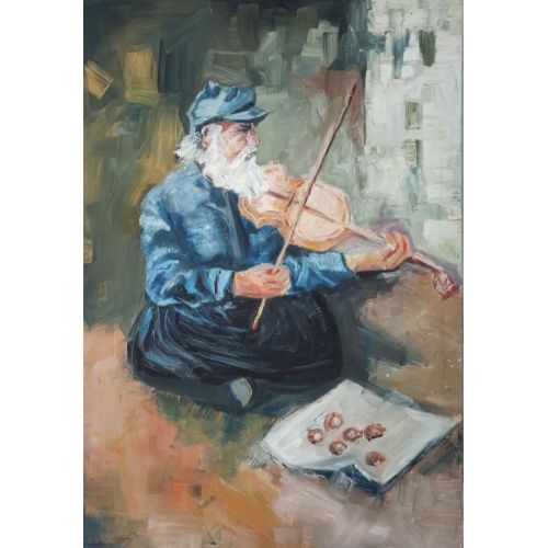 Street Art, Akin Firat CANVAS , OIL PAINTING , 2020 Oil Paint Paintings