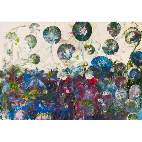 Daisies, Mehrnaz Pakdel Daisies Acrylic Paintings
