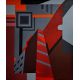 Abstract Geometry VII, Orhun Vehbi Sahinkaya Abstract Geometry VII / Acrylic paint on canvas / 2023 /100x120 cm I used minerals